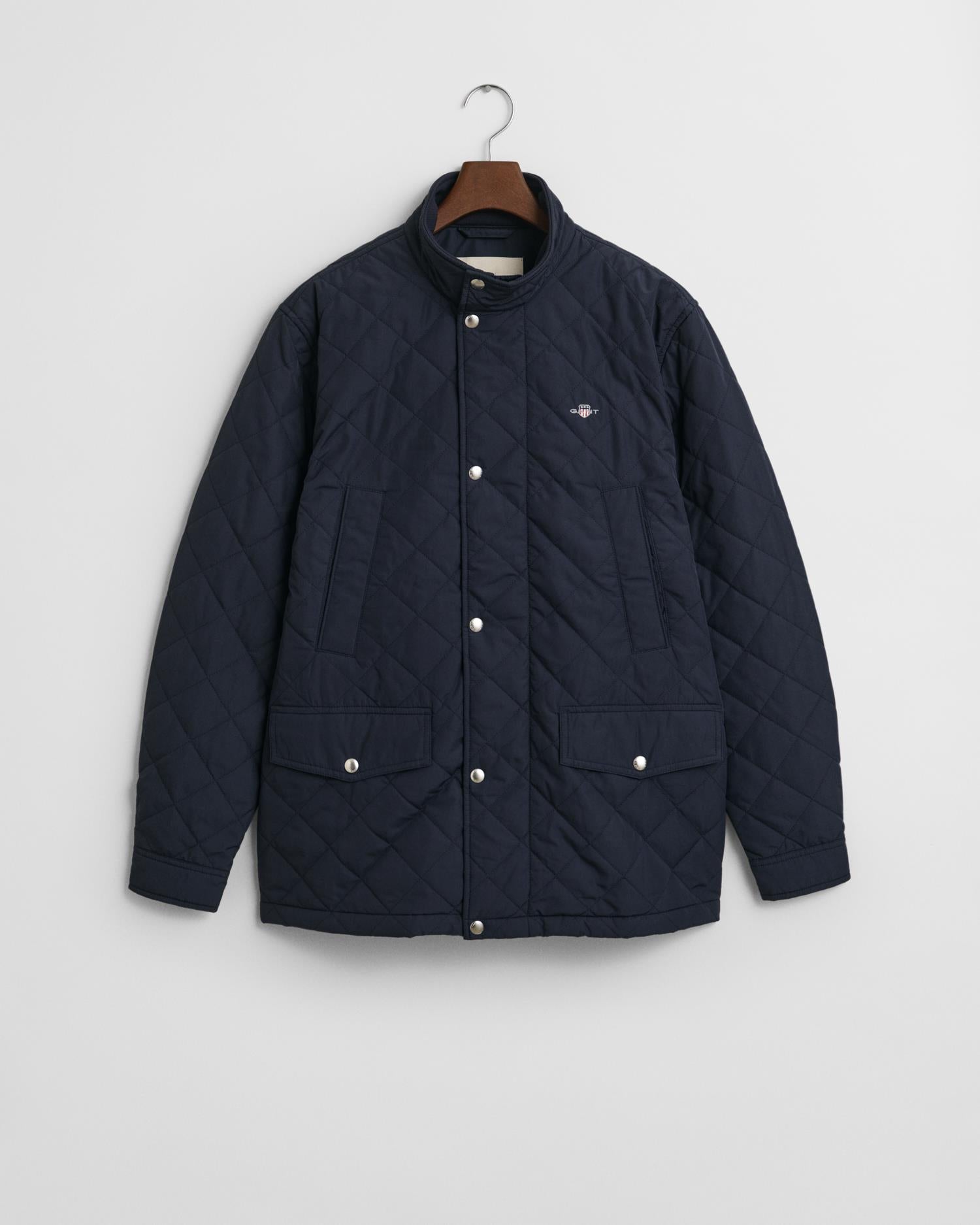 Quilted Windcheater Mid Jacket Evening Blue