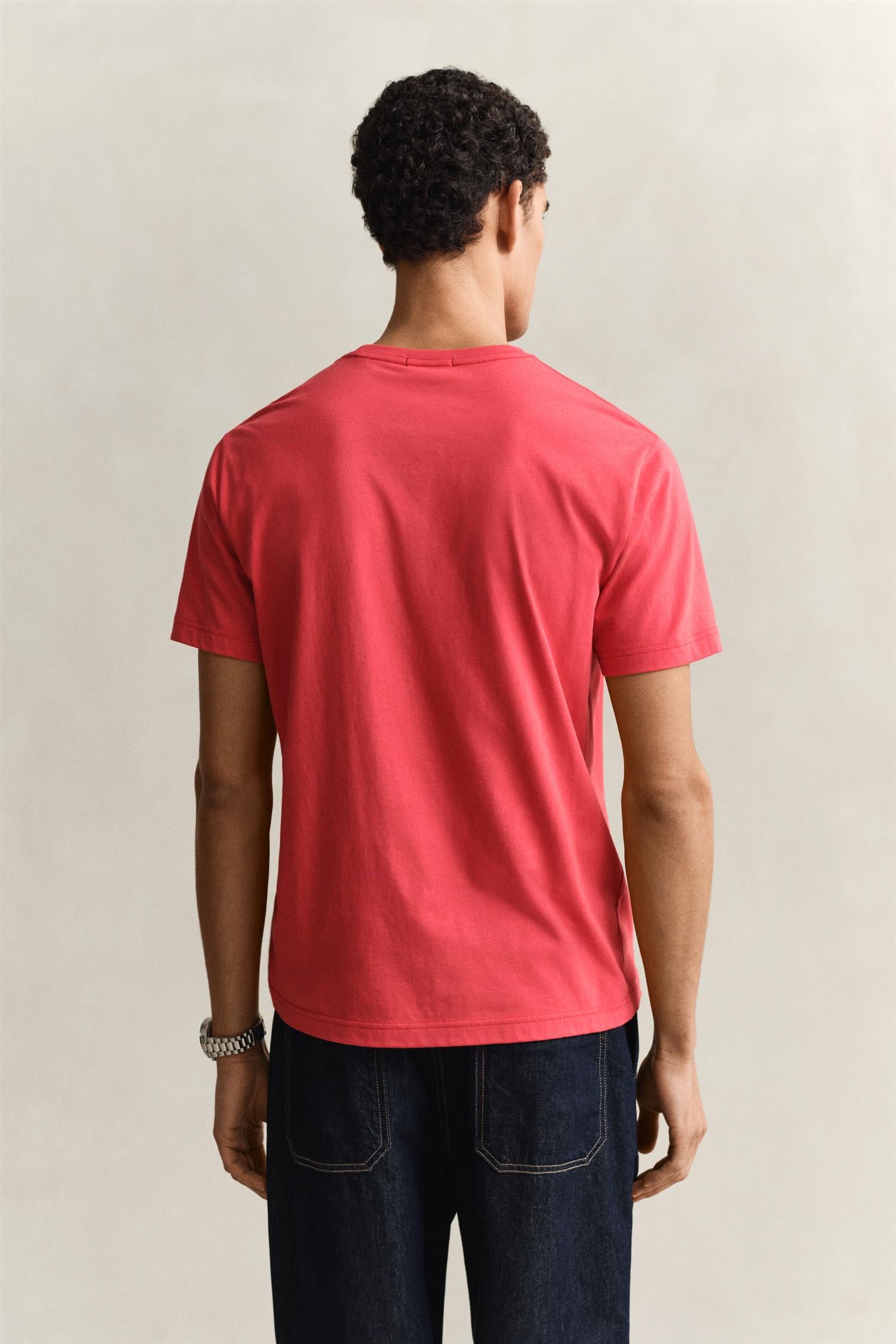 Reg Shield Ss T-Shirt Rose Red
