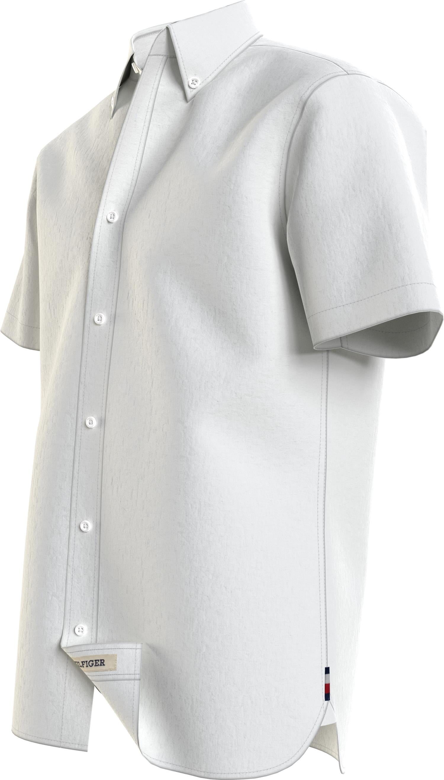 PIGMENT DYED LINEN RF SHIRT S/S Optic White