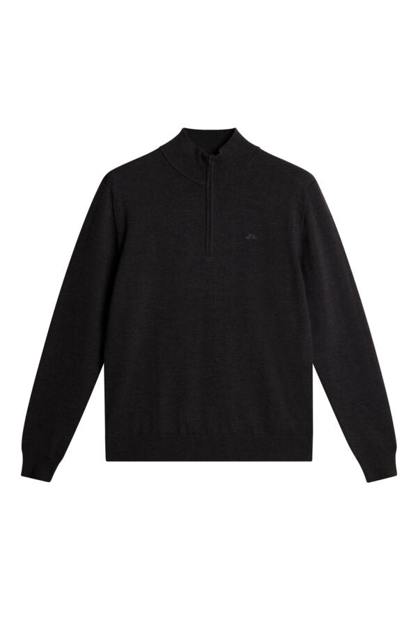 Kiyan Merino Quarter Zip Grå