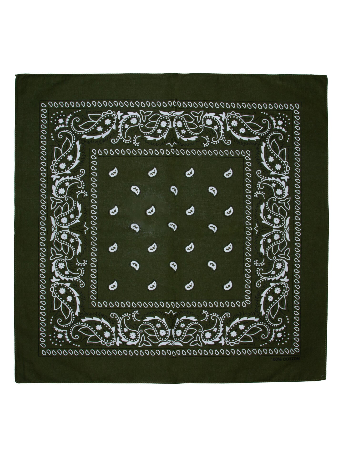 Bomull skjerf 55*55 Green