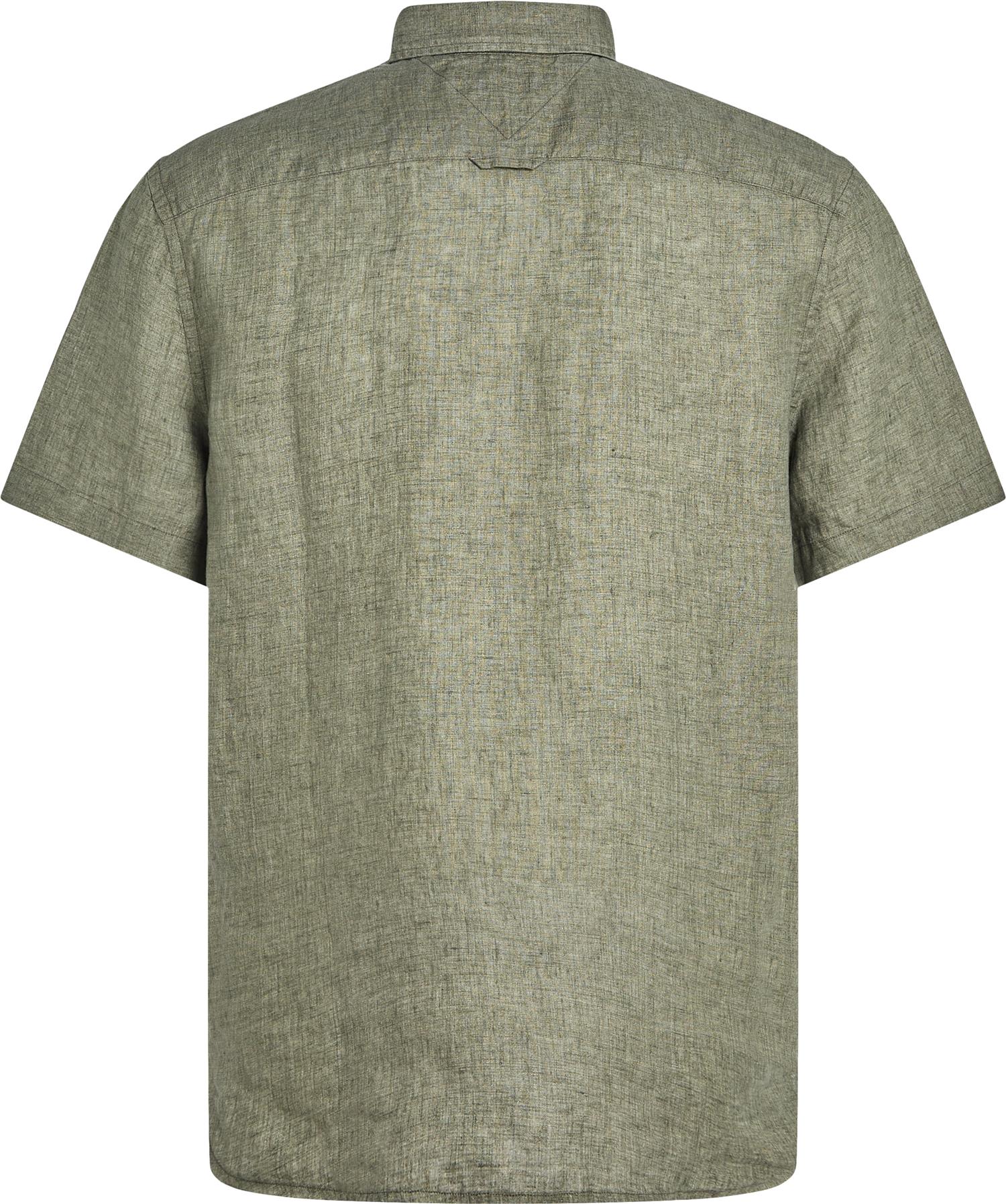 PIGMENT DYED LINEN RF SHIRT S/S Battle Green