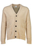 Lambswool button cardigan Light Sand