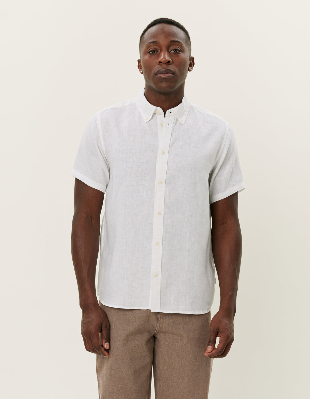 Kris Linen SS Shirt White