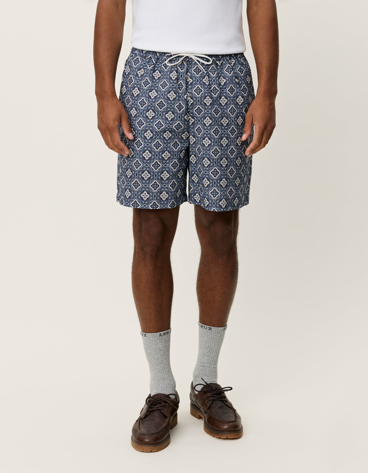 Harry arabesque AOP Blå