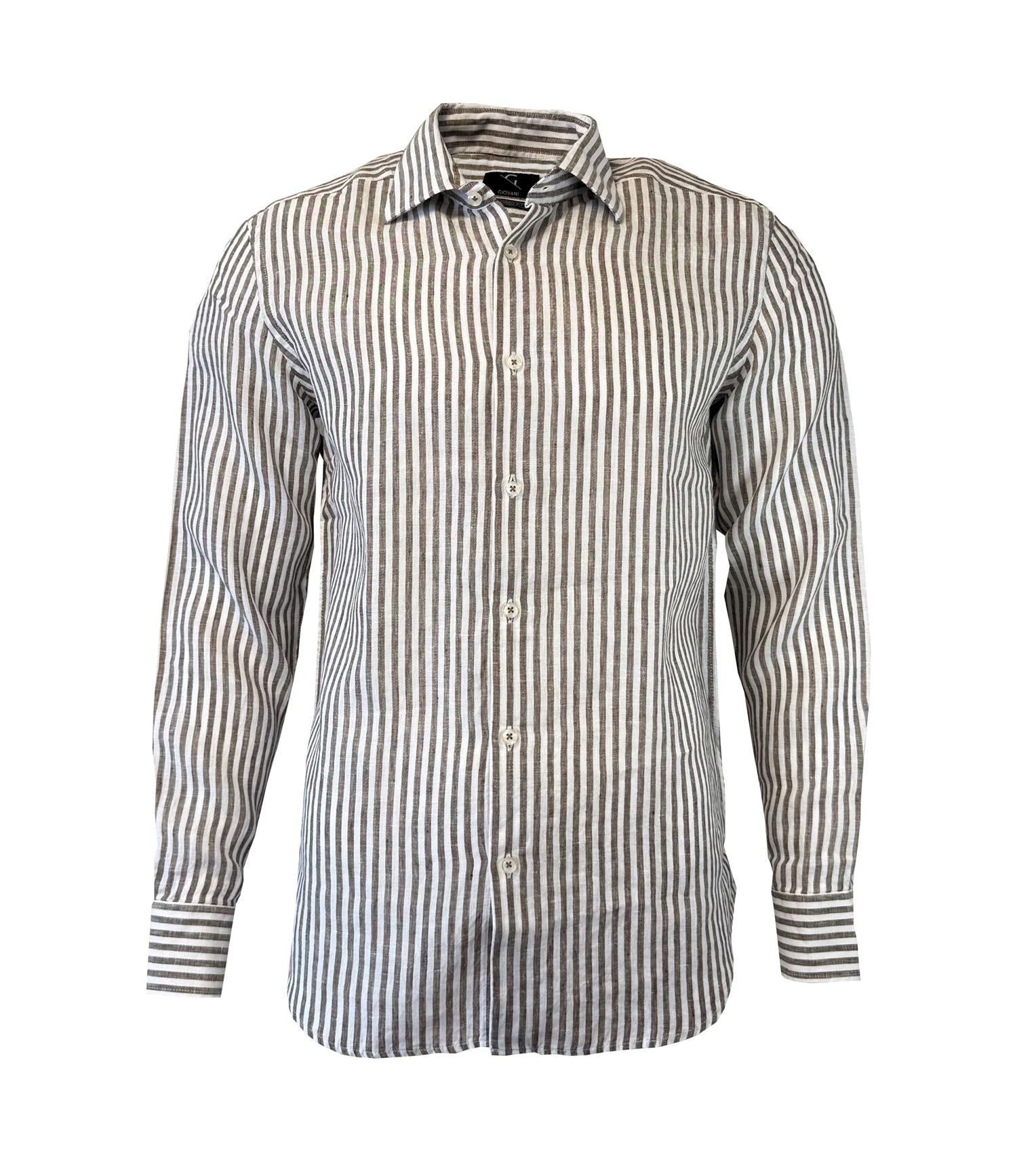 Orsolino shirt Brown Stripe