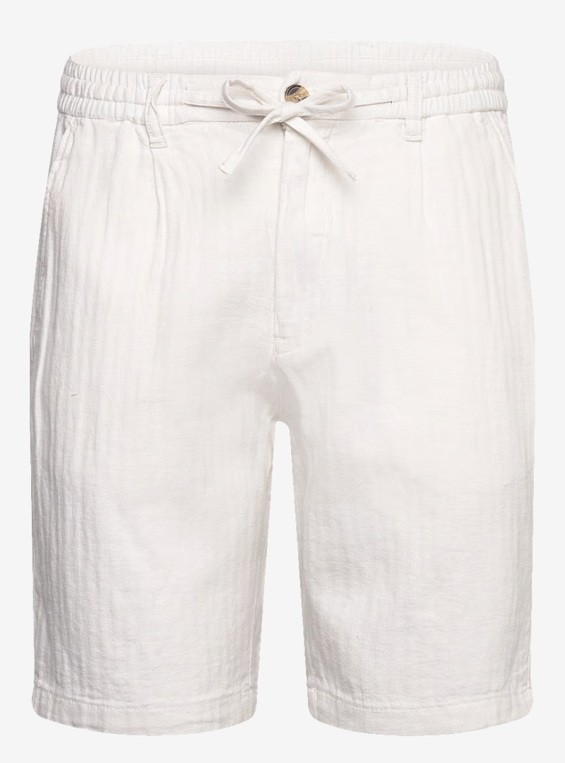 Linen Shorts White