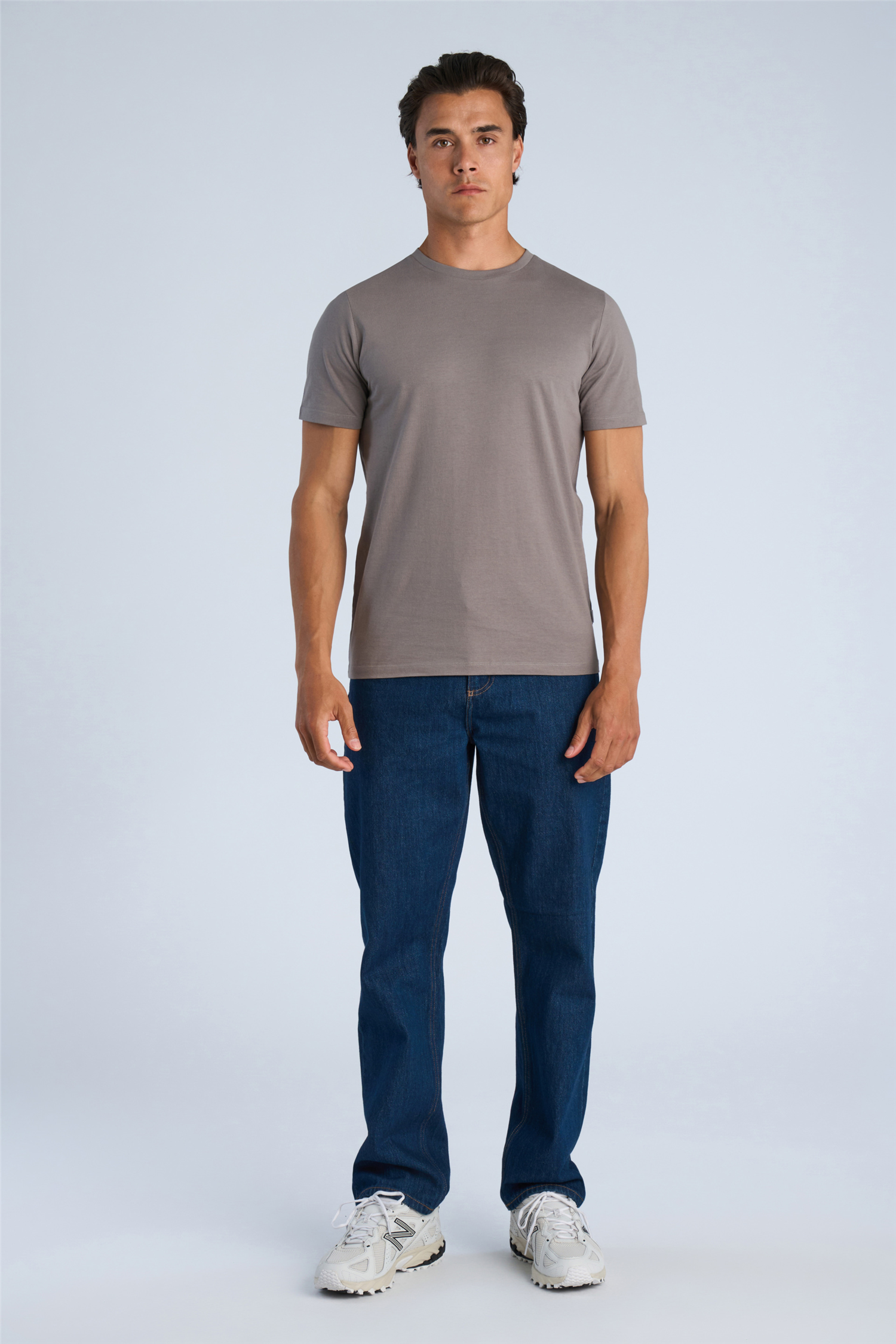 Basic Tee S/s Grey Dusk