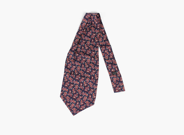 Montecristo printed ascot Marine Blå