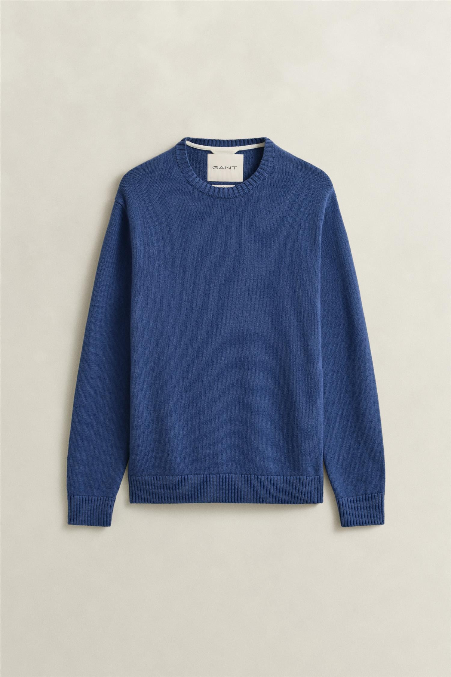 Cotton Blend C-Neck Vintage Blue