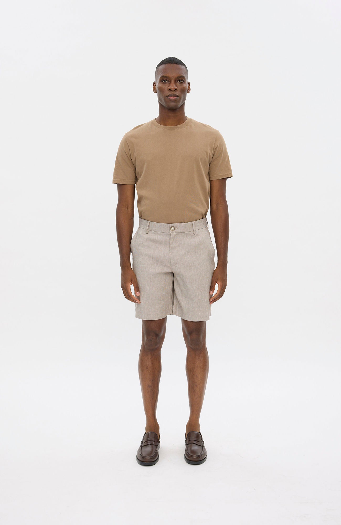 Alvinpl Shorts 769 Walnut Linen