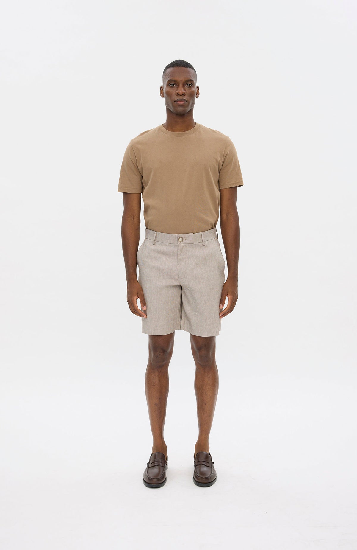 Alvinpl Shorts 769 Walnut Linen