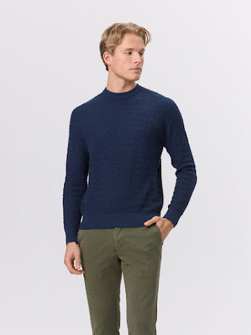 Andy diagonal Indigo