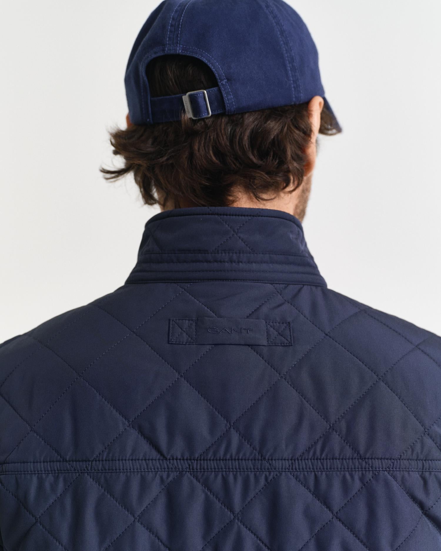 Quilted Windcheater Mid Jacket Evening Blue