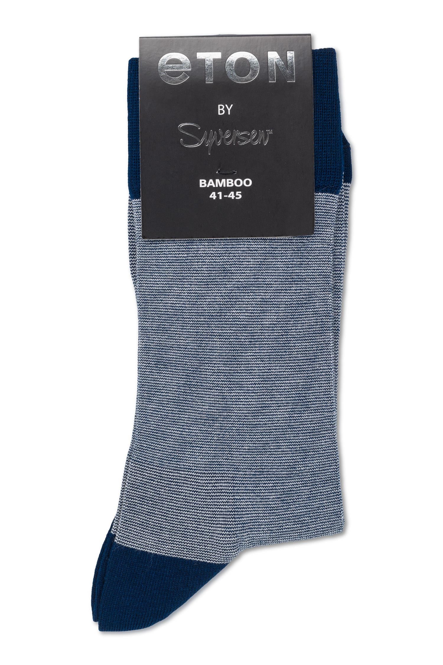 Eton Bamboo Heel/toe Dark Blue