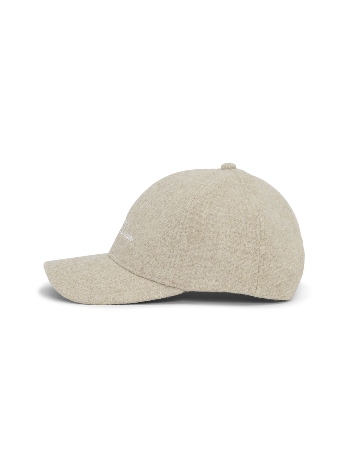 Signature Wool Baseball Cap Dark Sand