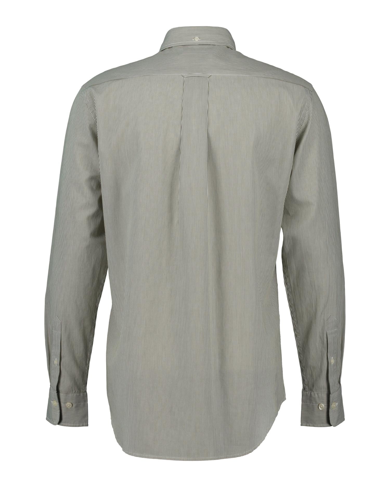 REG CLASSIC POPLIN BANKER SHIRT Moss Green