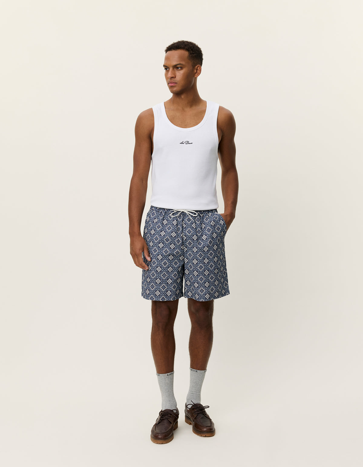 Harry arabesque AOP Blå