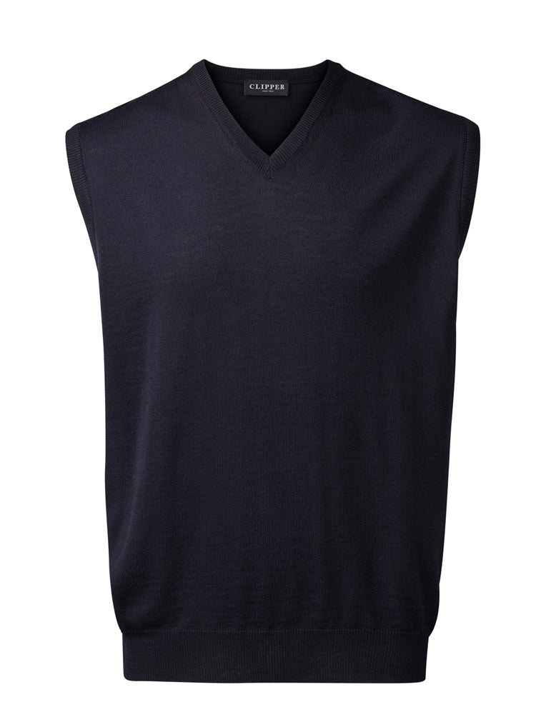 Milan Slipover V Neck Dark Navy