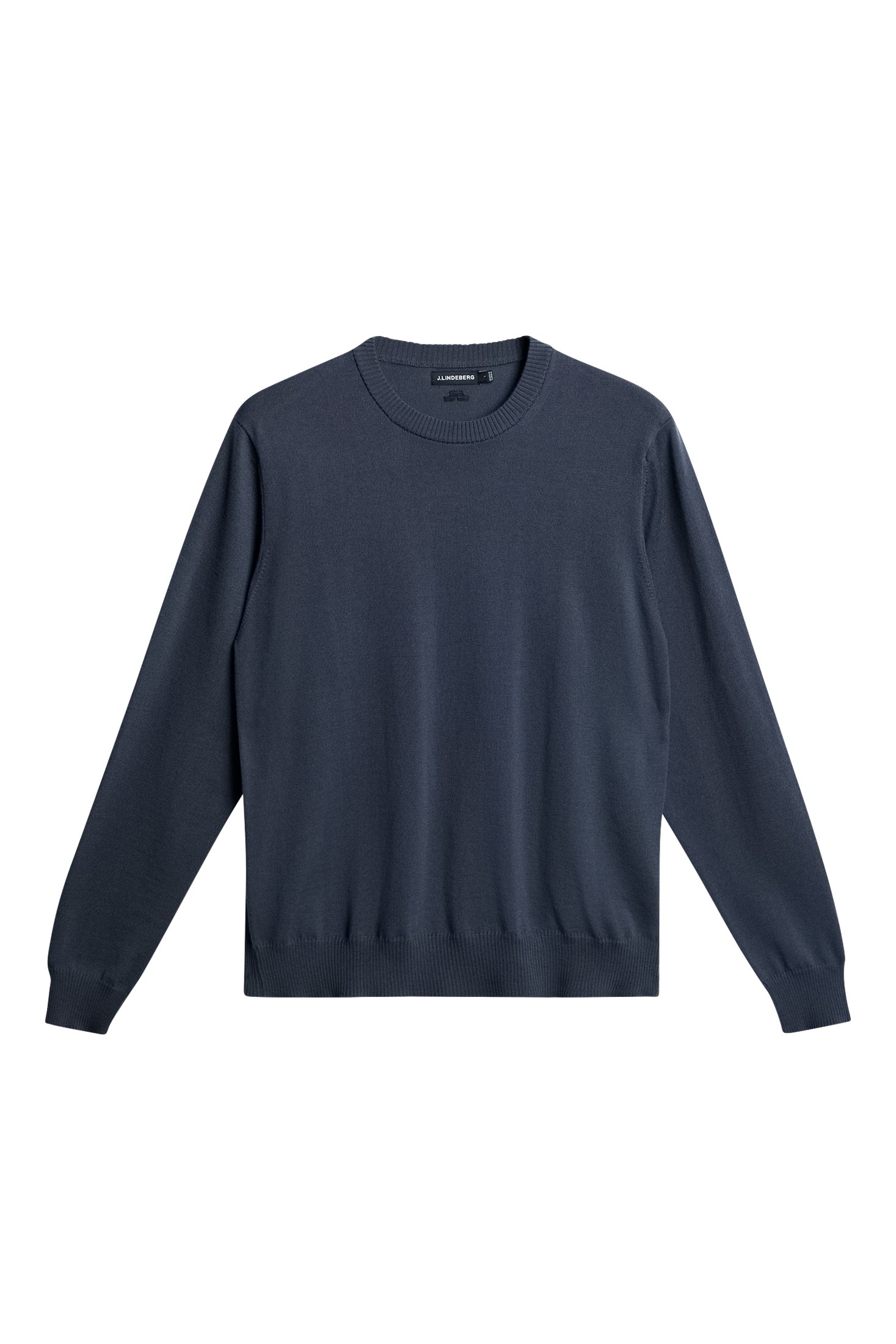 Keane Cotton Wool Crew Neck Ombre Blue