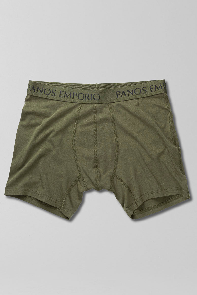 3pk Base Bamboo Boxer Grey/Olive/Bluesteel