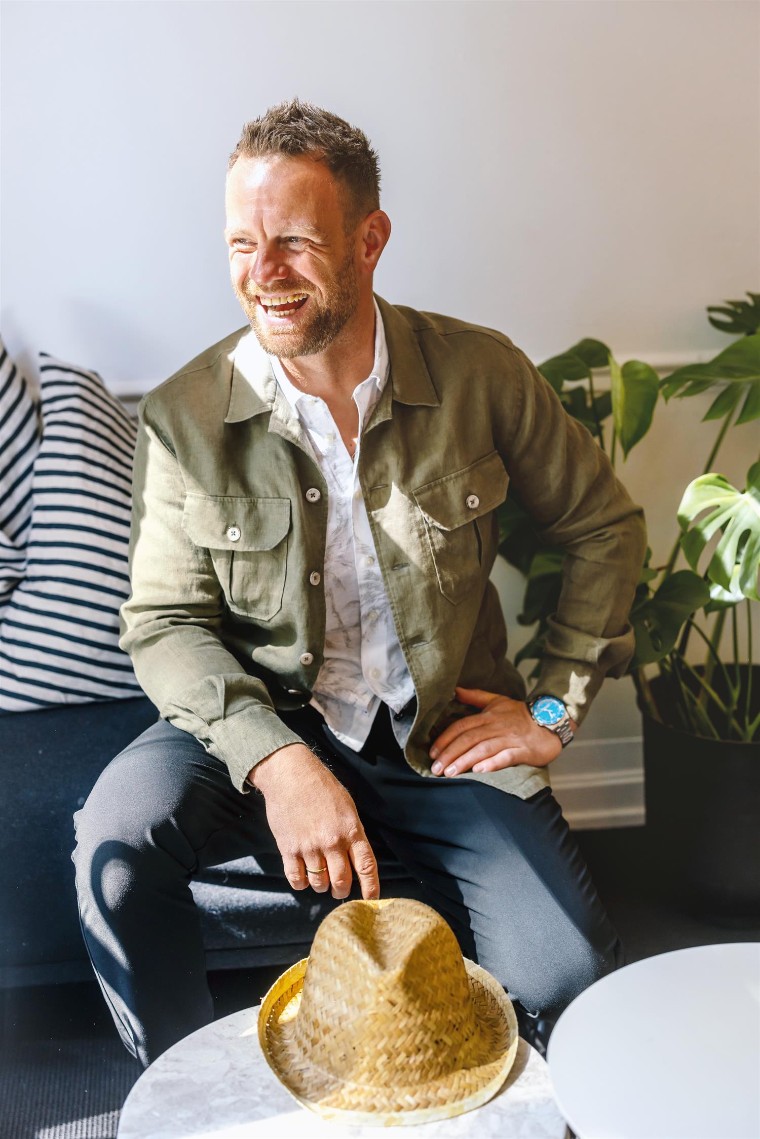 6507 Overshirt Khaki Green Plain