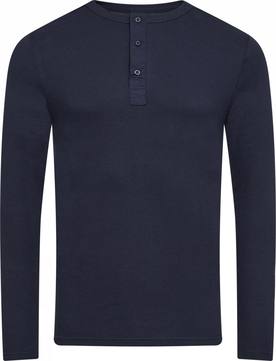 JBS grandad long sleeve Navy