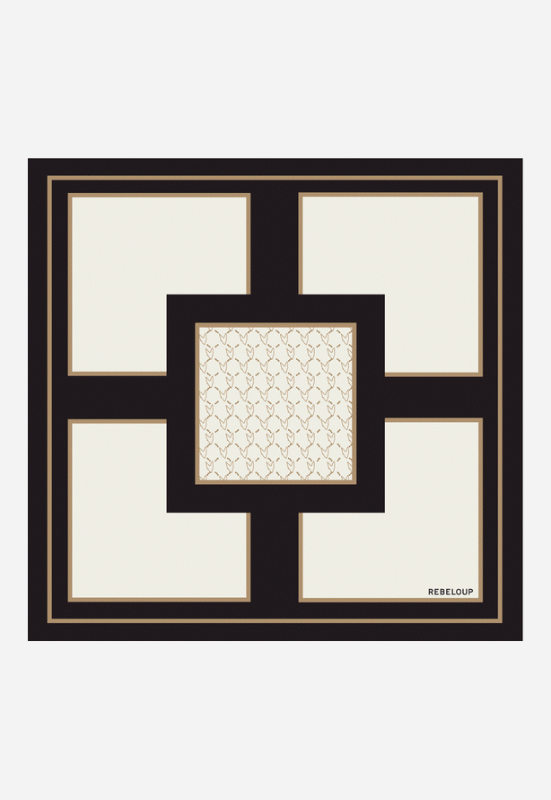 Chloe Silk Scarf Offwhite