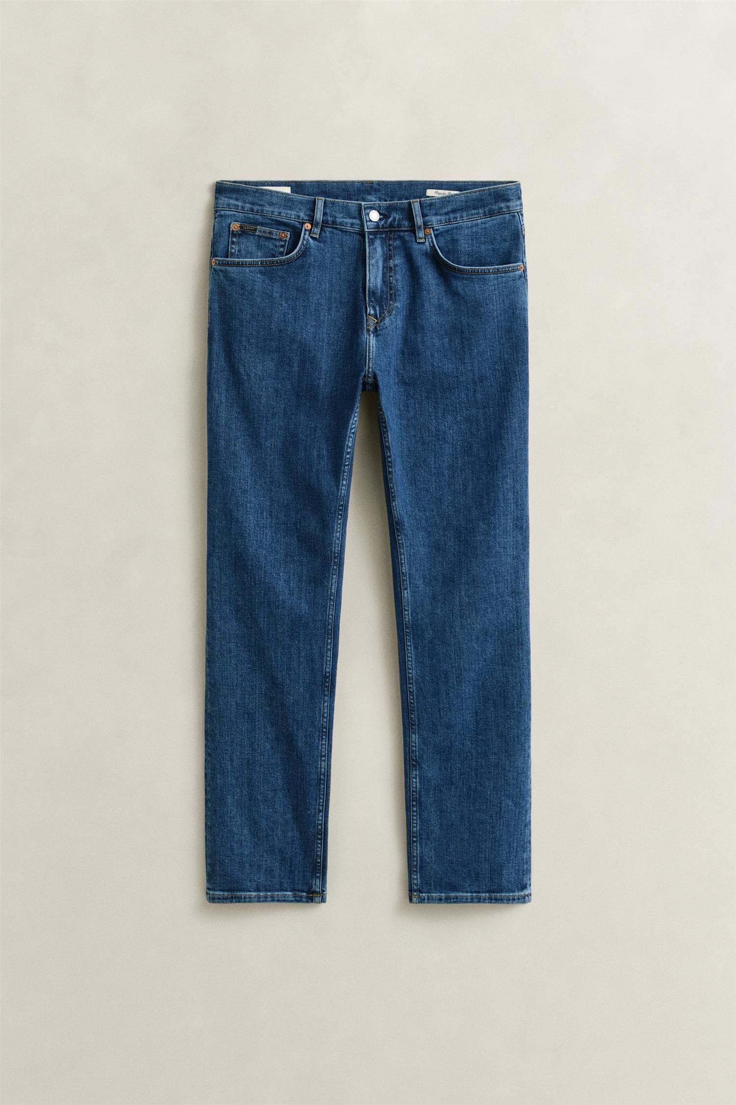 Reg Clean Wash Gant Jeans Mid Blue Vintage