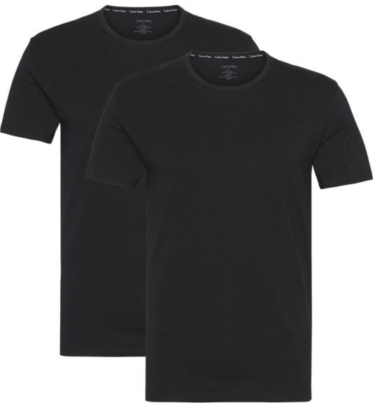 2P S/S crew neck Black
