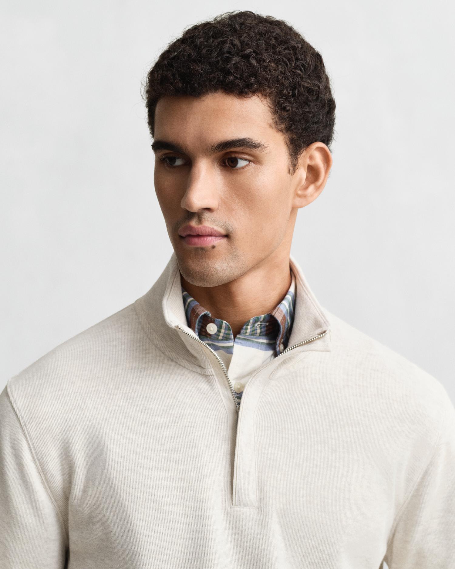 Light Sacker Half Zip Seed Melange