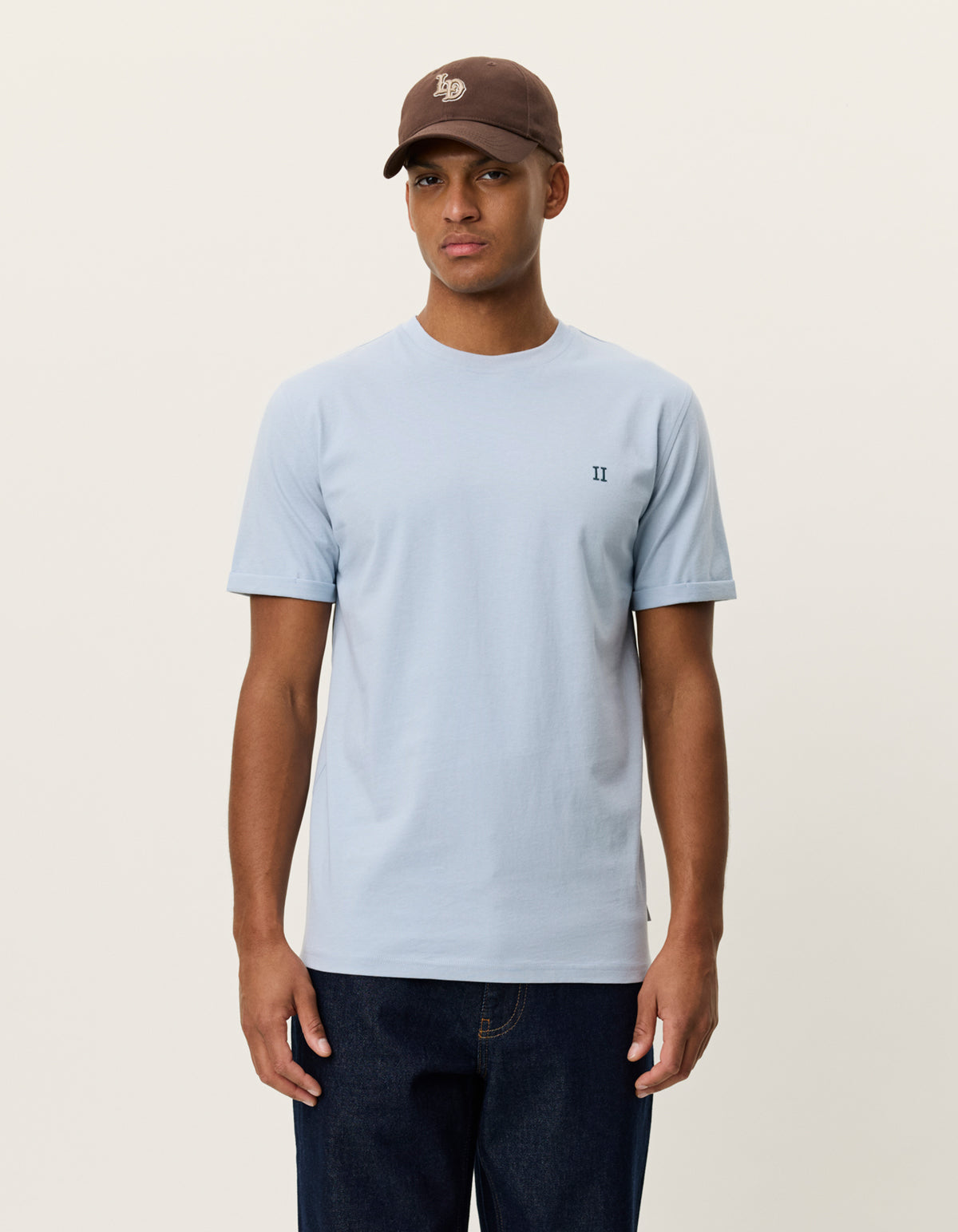 Norregaard contrast t-shirt Blue Fog