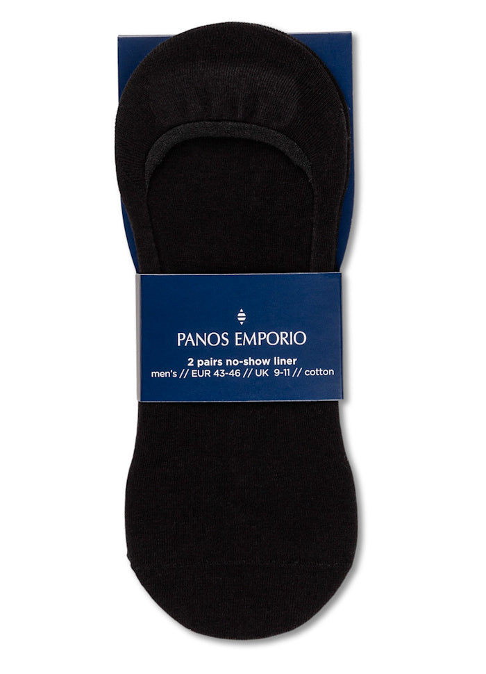2pk Runar Cotton No-Show 2-Sized Black