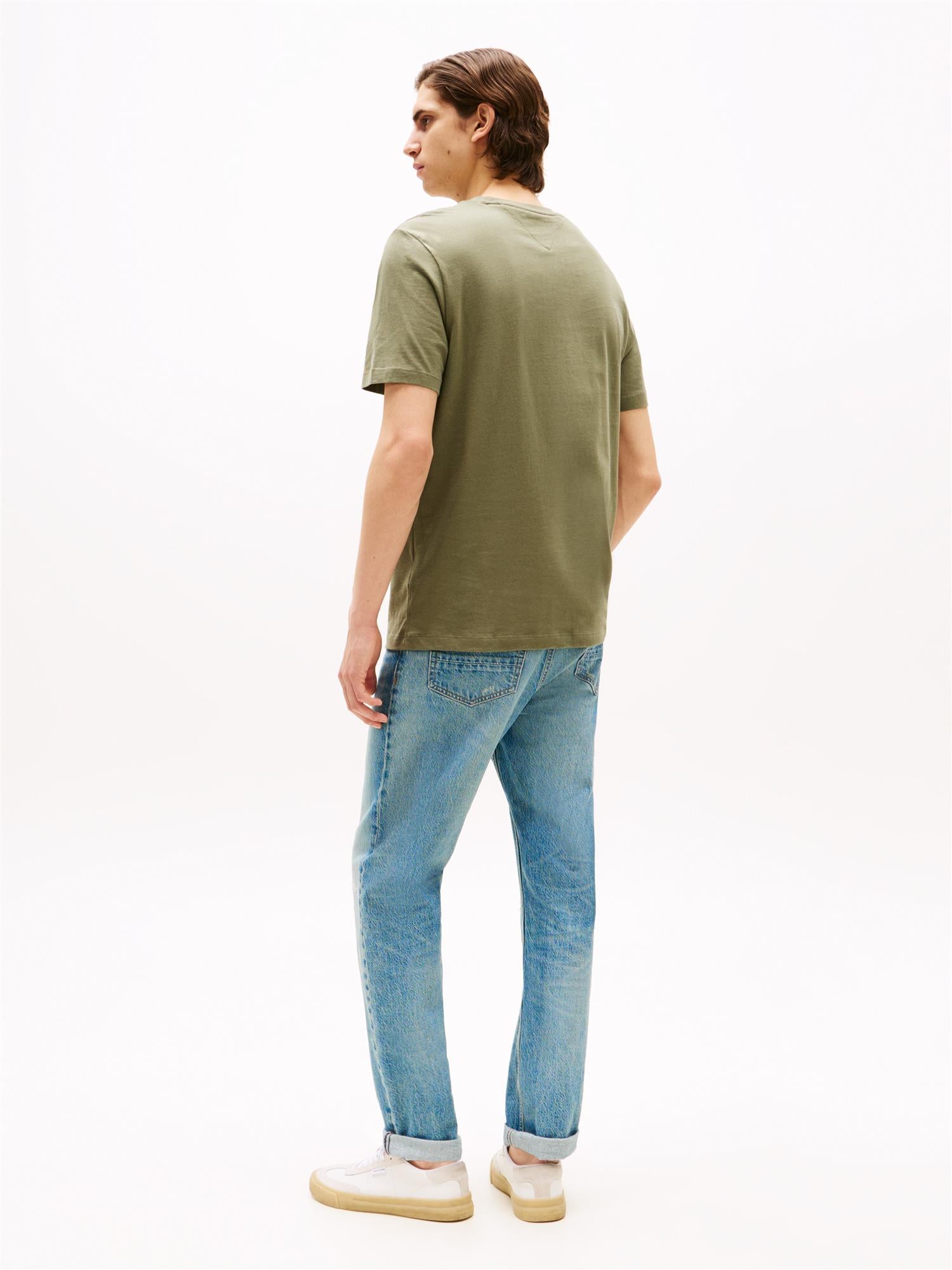 Ace Seasonal Reg Fit Solid Tee Battle Green