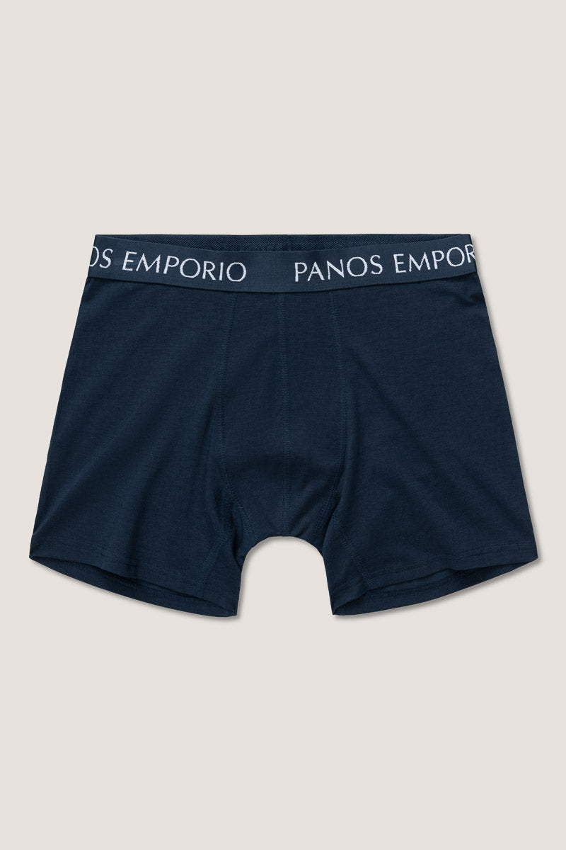 3pk Base Bamboo Boxer Navy/Lipstick Red/Water