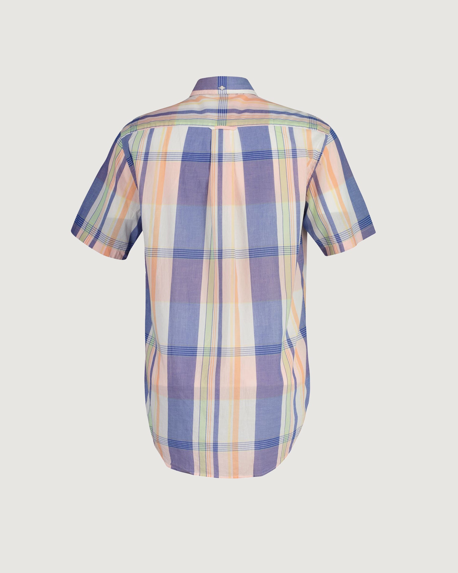 REG INDIAN MADRAS SS SHIRT Eggshell