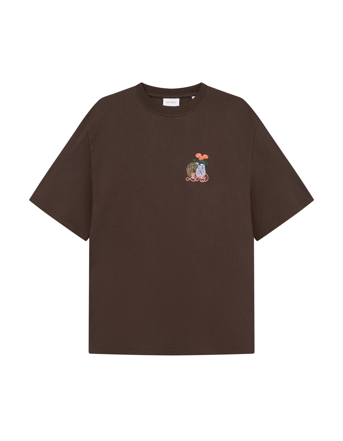 Cole Table T-Shirt Slate Brown