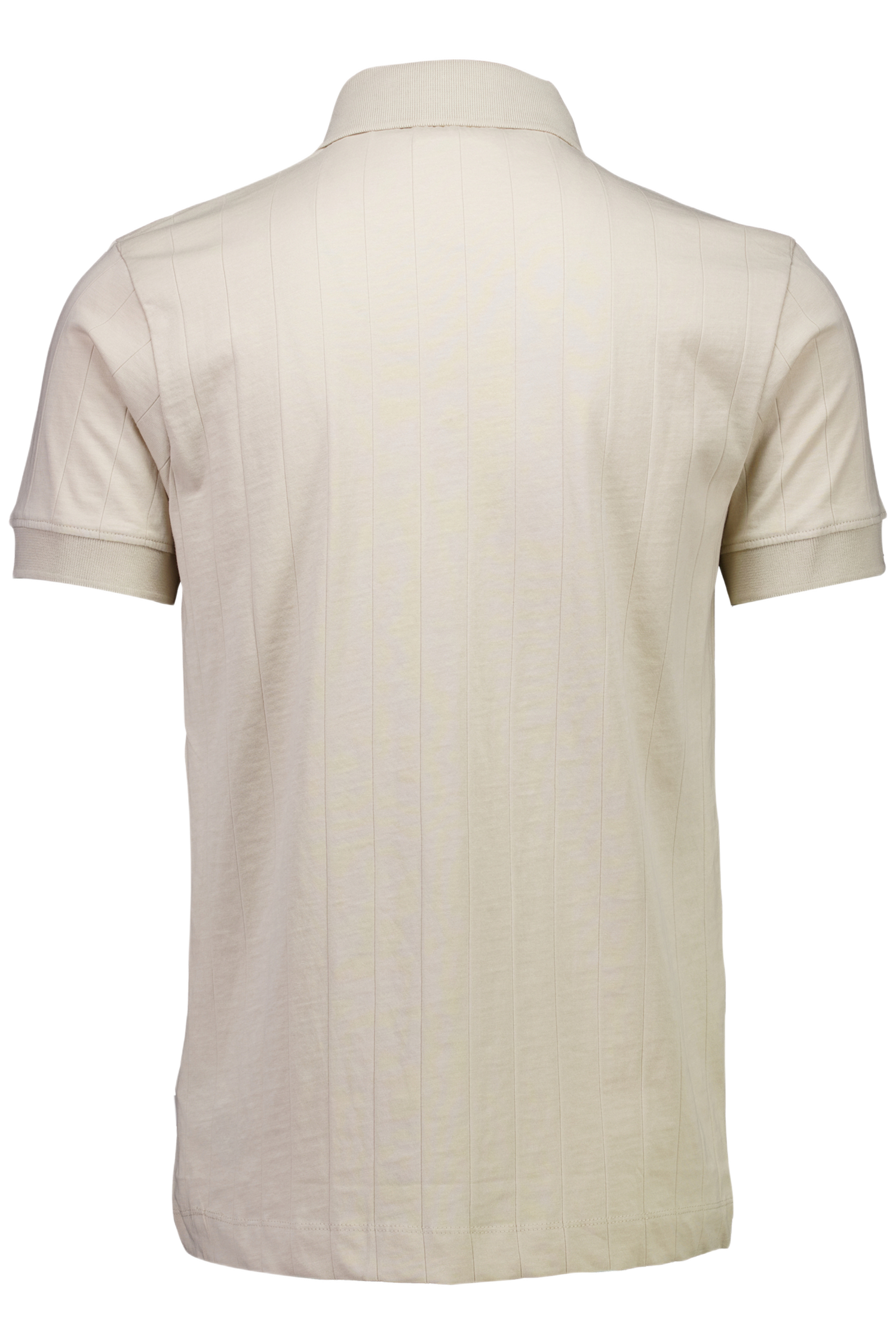 Needle drop polo S/S Lt Stone