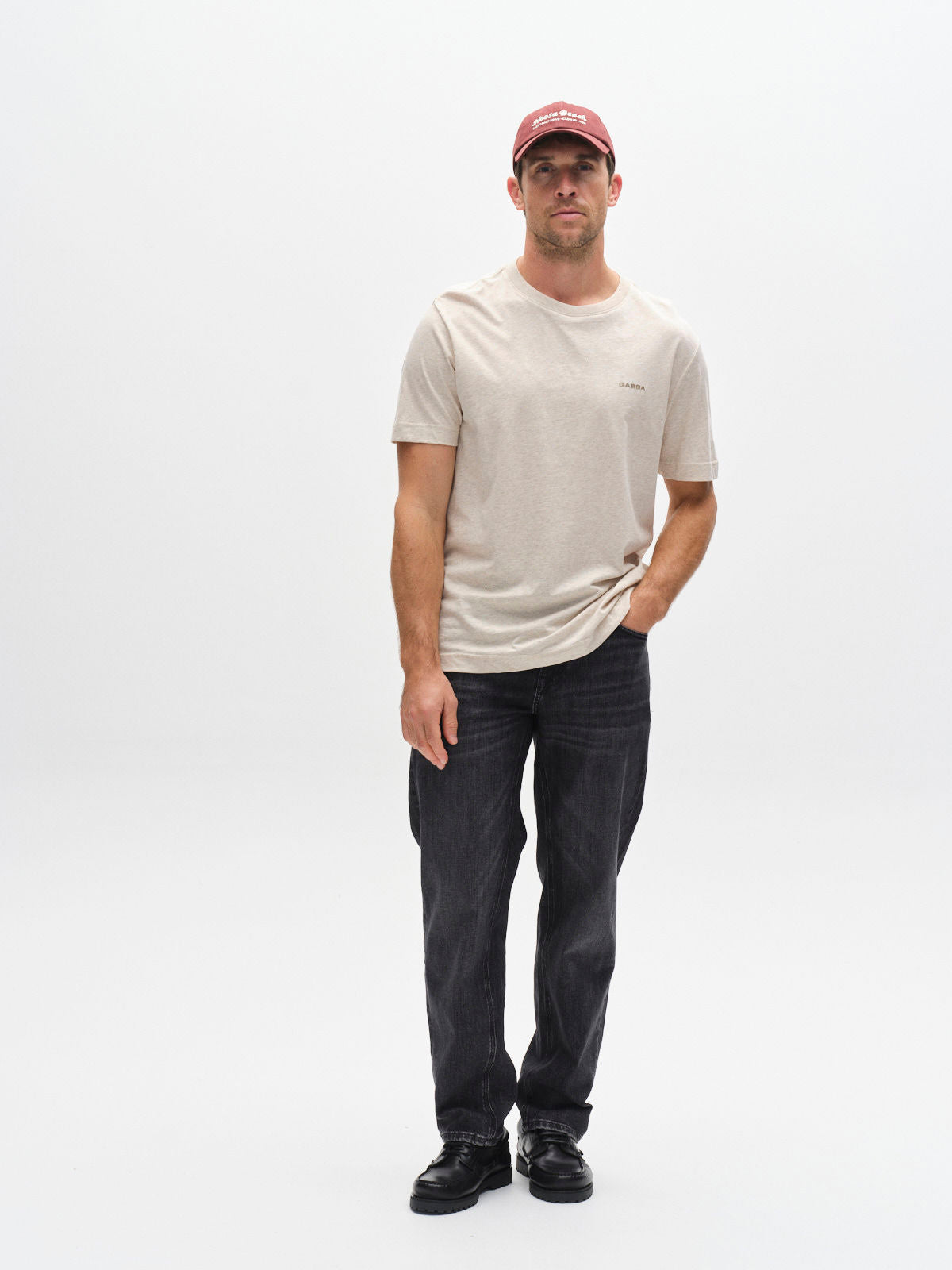 Gabdune Melange New Sst-Shirt Sand Mel.
