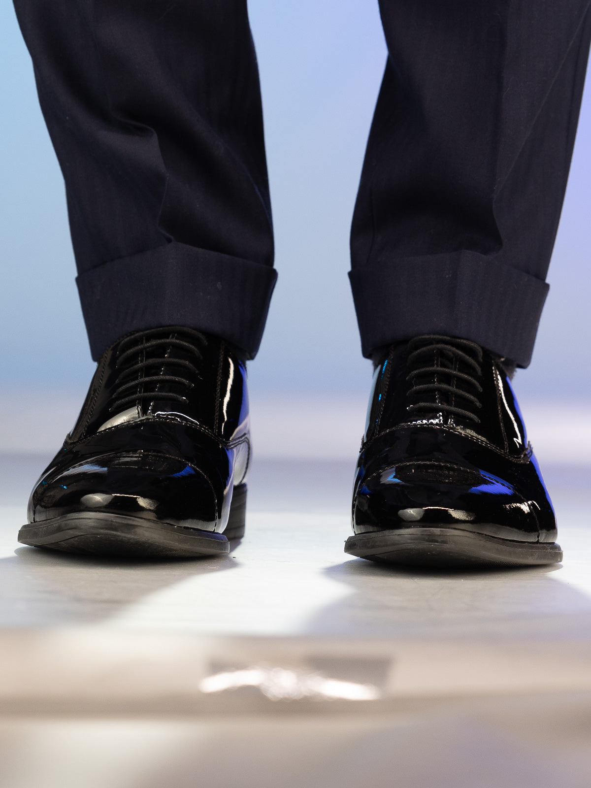 Bergamo Black Patent-Lakk