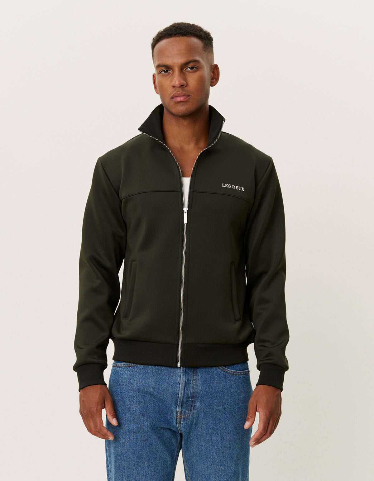 Les Deux Track Jacket Duffel Bag Green