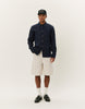 Kristian Linen B.D. Shirt Dark Navy