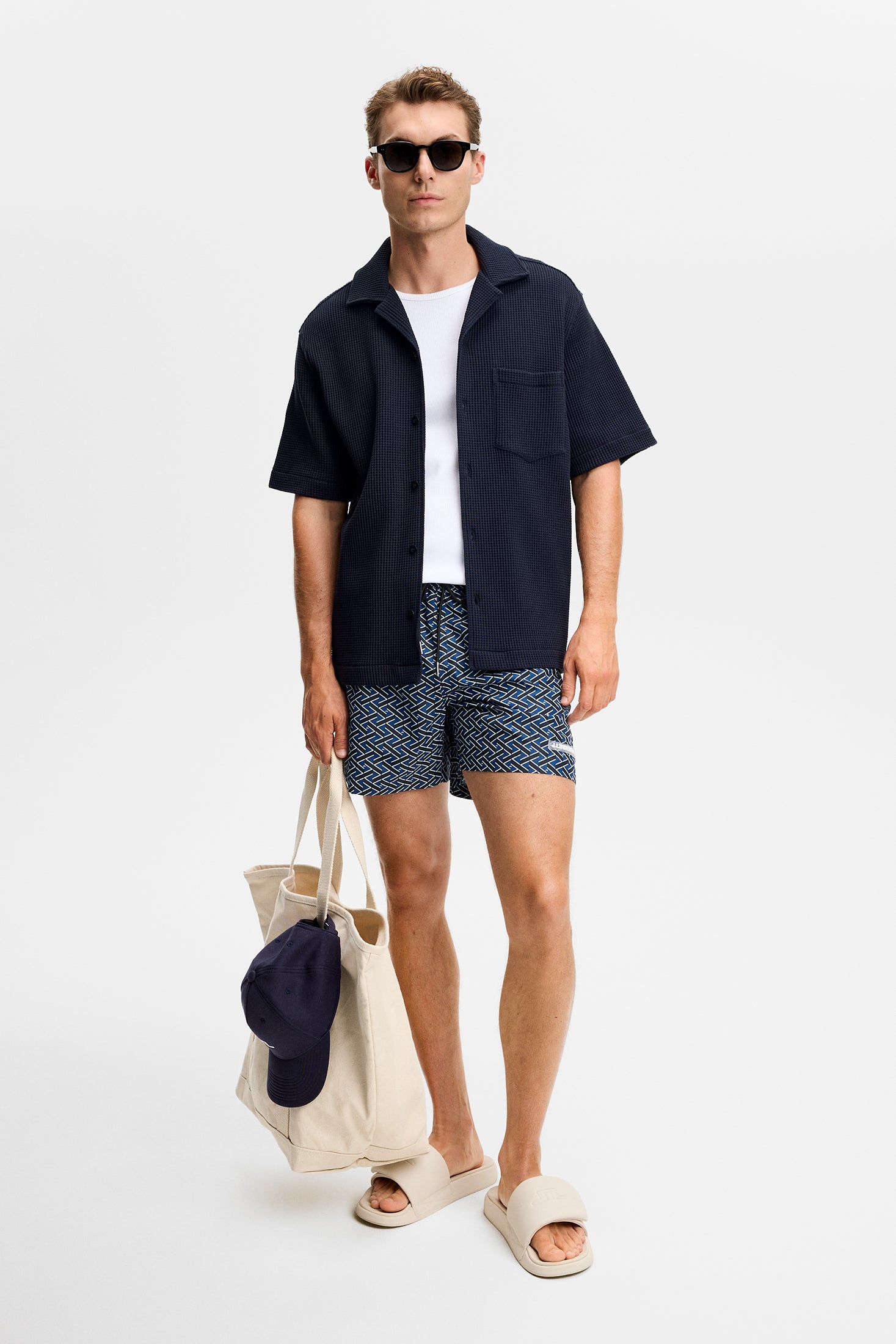 Banks ladder print shorts