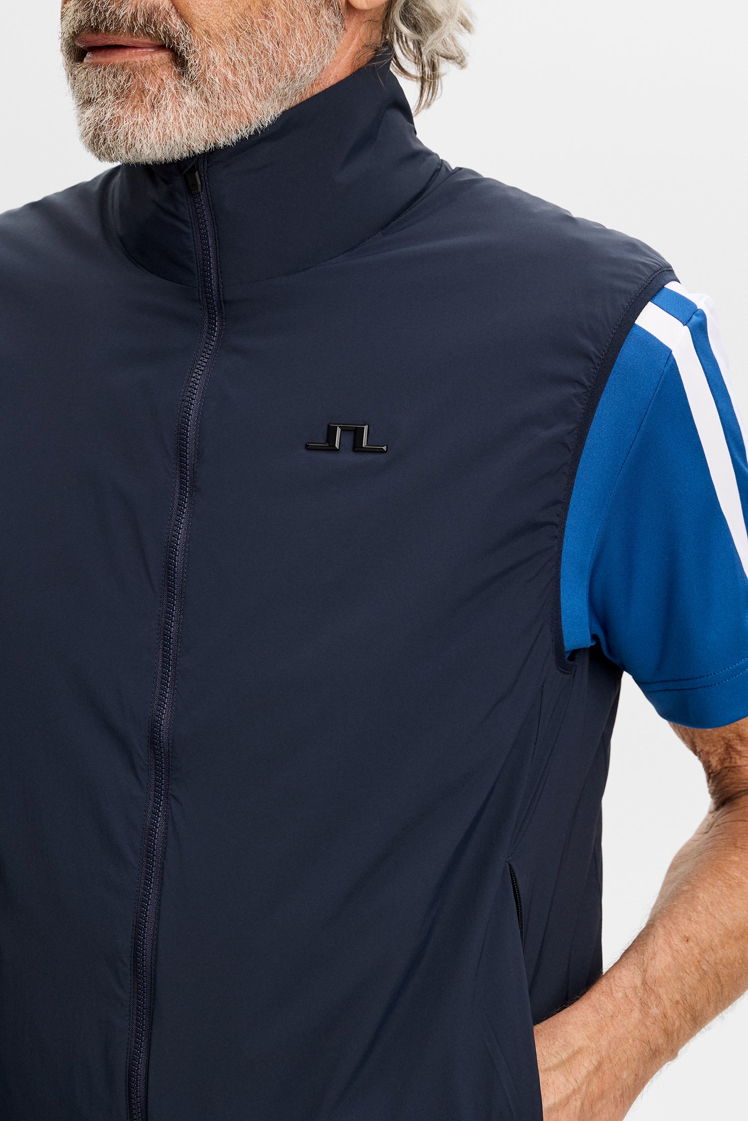 Clinton Padded Vest Jl Navy