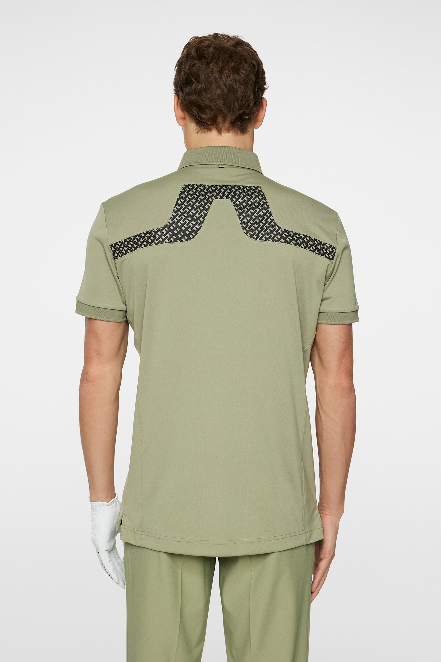 KV Print Polo Tour Geo Olive S