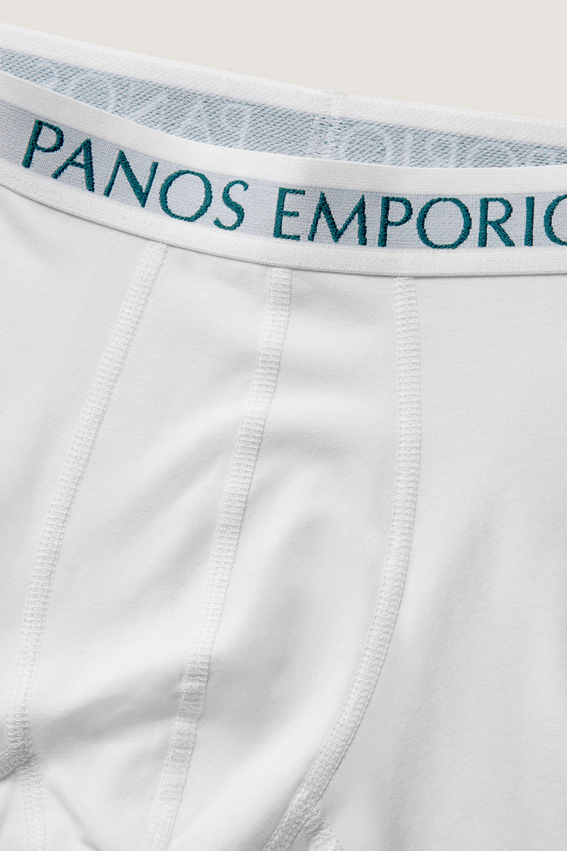 3pk Base Bamboo Boxer White/White/White