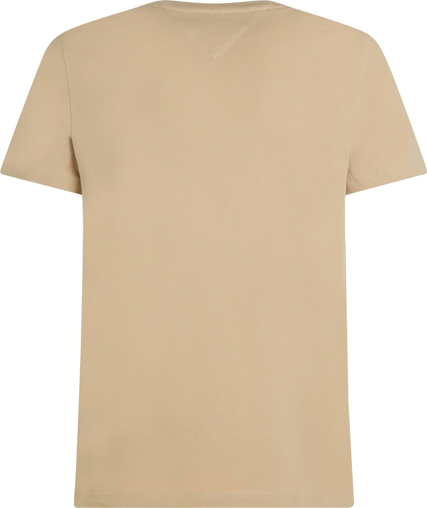 STRETCH SLIM FIT TEE Sandalwood