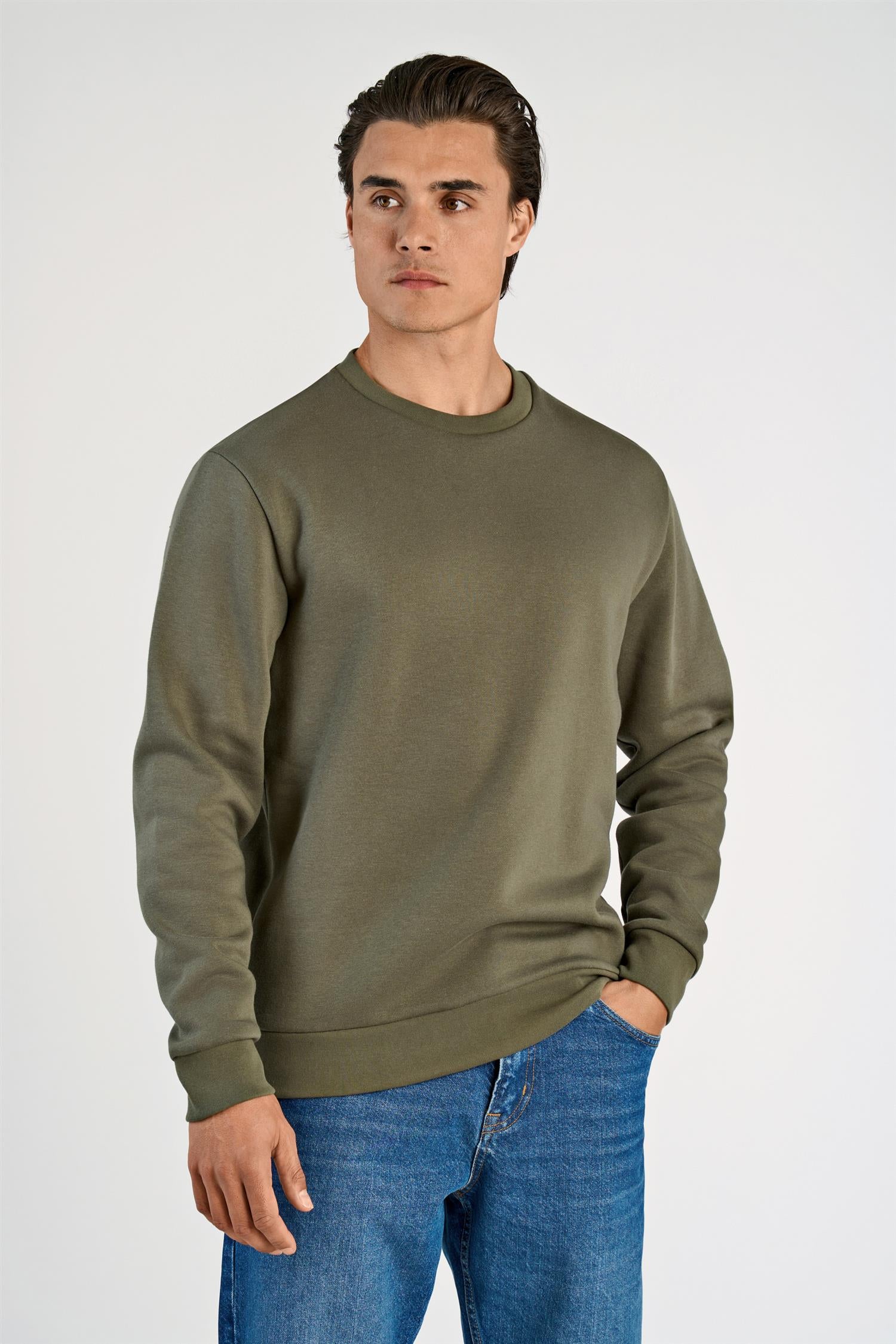 O-neck sweatshirt Army