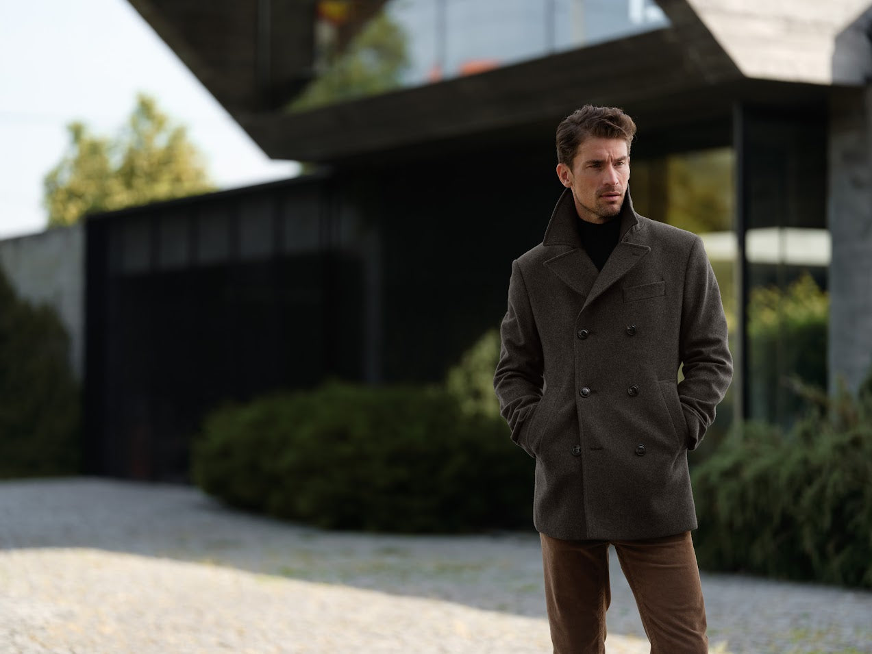 Paris Peacoat Brown