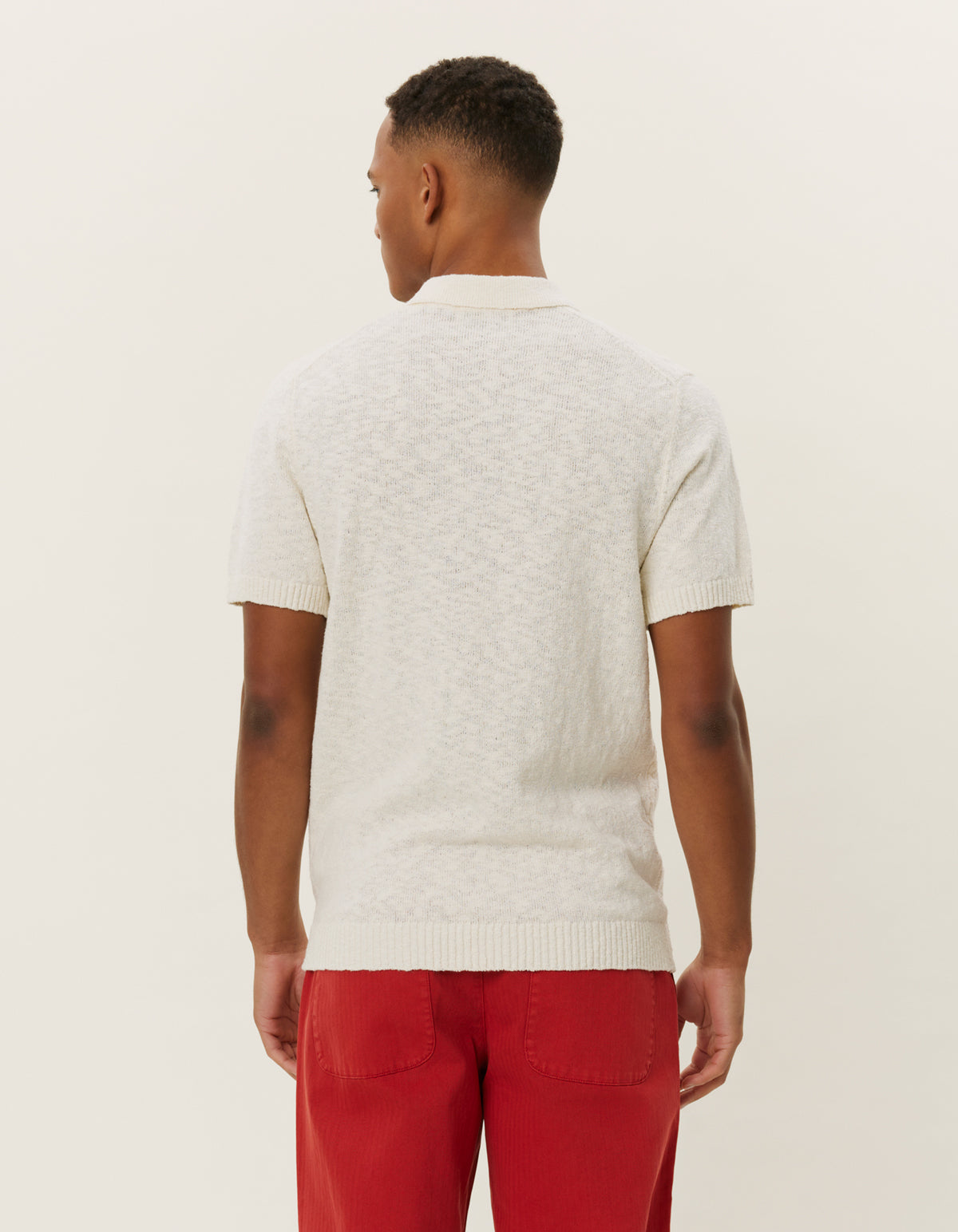 Brad Zipper Polo Ivory